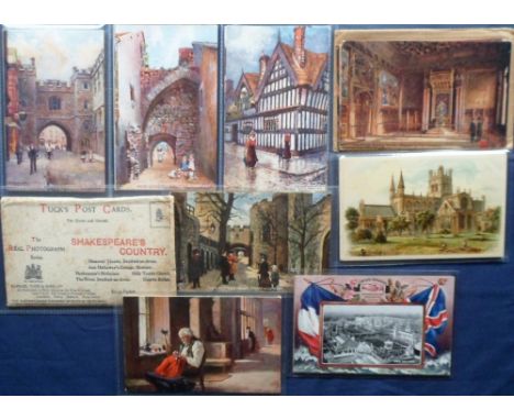 Postcards, Tony Warr Collection, a collection of sets and part sets of Tuck published cards, mainly UK topographical and subj