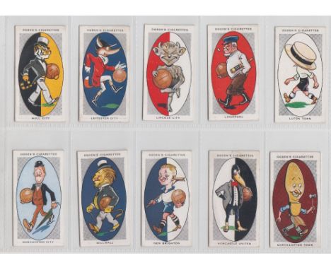 Cigarette cards, Ogden's,  A.F.C. Nicknames (set, 50 cards) (mostly gd)