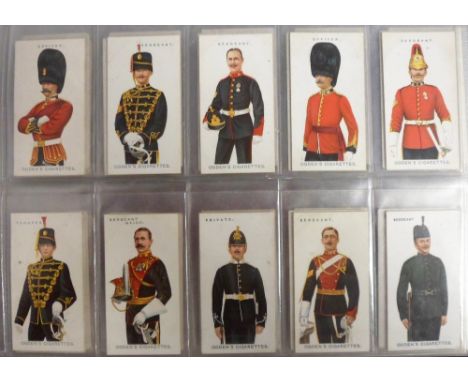 Cigarette cards, Ogden's, album containing various part sets &amp; odds from many different series inc. Soldiers of the King,