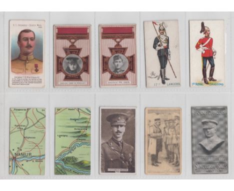 Cigarette cards, Military, a collection of 25 type cards inc. Taddy VC Heroes - Boer War (1, no 62), Edwards, Ringer &amp; Bi