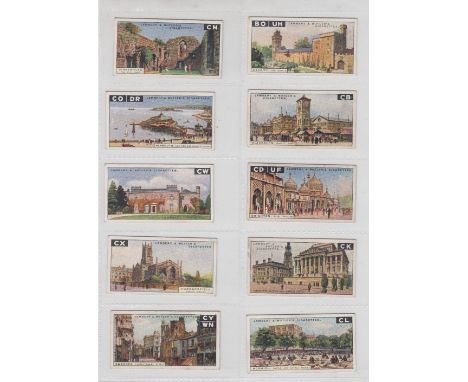 Cigarette cards, Lambert &amp; Butler, Motor Index Marks (set, 50 cards) (mostly gd)  