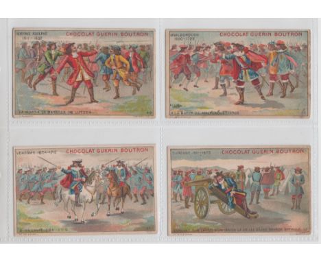 Trade cards, France, Guerin-Boutron, Famous Historical Figures, 'XL' size (42 cards, set?) (a few with slight damage &amp; li