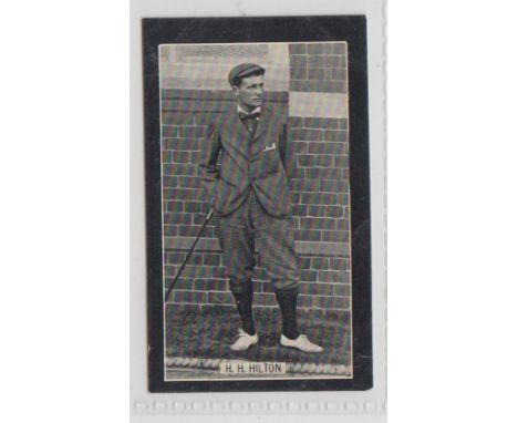 Cigarette card, Smith's, Champions of Sport, type card, no 34, Golf, Harold H Hilton (possible sl edge trim o/w gd/vg) (1)