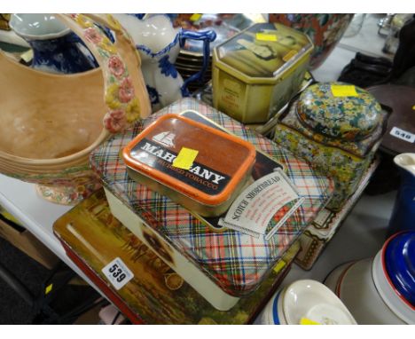 Collection of vintage tins