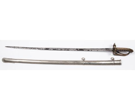 An 1827 pattern infantry officer's sword, blade 32" marked "Henry Wilkinson Pall Mall London", etched with "VR", crown and fo