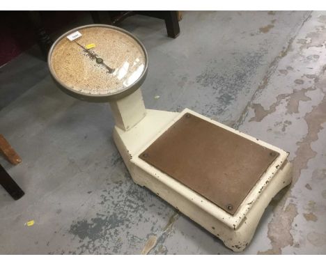 Vintage bathroom scales