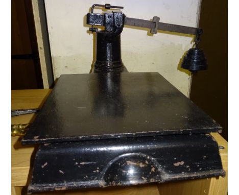CAST IRON SCALES AND WEIGHTS