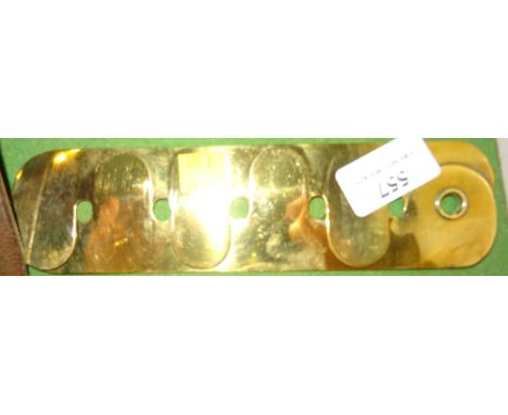 BRASS BUTTON POLISHING GUARD