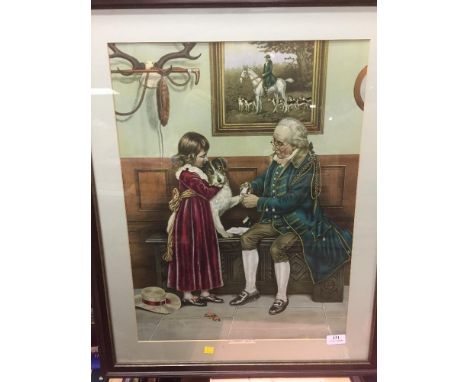 FRAMED PRINT OF FIRST AID