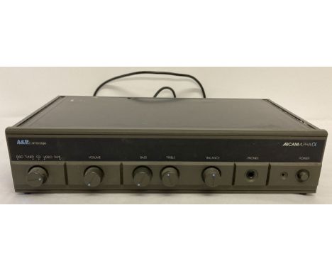 A vintage A &amp; R Cambridge Arcan Alpha X amplifier. With headphone socket. 