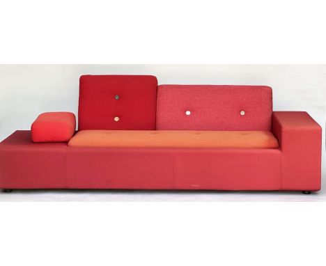 VITRA POLDER SOFA, designed Hella Jongerius, 226cm W. 