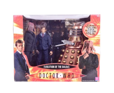 Doctor Who - Evolution Of The Daleks - 2004 Character Options 12" scale triple action figure set featuring Dalek Sec Hybrid, 