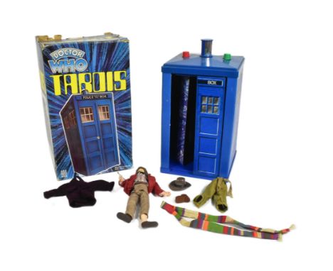 Doctor Who - Denys Fisher - an original vintage 1970s Fourth Doctor era ' Doctor Who TARDIS ' action figure playset. The play