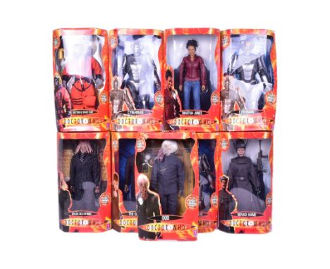 Doctor Who - Character Options - a collection of x9 Character made 12" scale action figures. All boxed and factory sealed (so