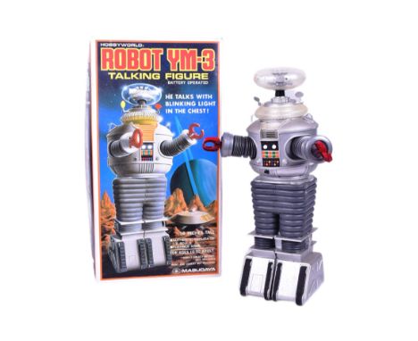 Lost In Space - vintage Masudaya made battery operated plastic ' Robot YM-3 Talking Figure ' Robot based on the classic Lost 