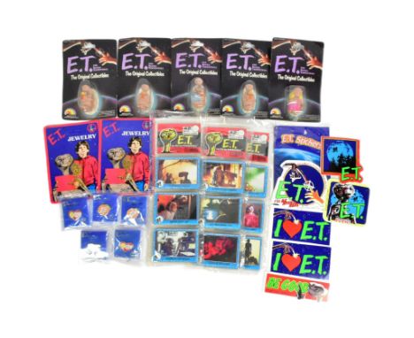 ET The Extra Terrestrial - a collection of vintage c1980s ET merchandise, toys and memorabilia. Includes carded LJN action fi