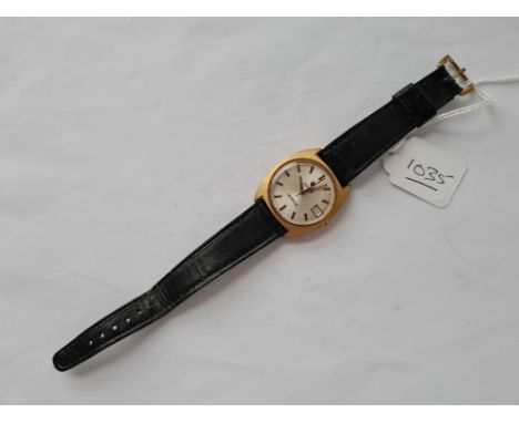 A gents Romaer Cearock wriat watch with seconds sweep and appature missing winder 