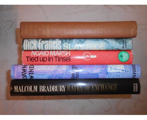 MODERN FIRST EDITIONS   5 titles, incl. BRADBURY, M.  Rates of Exchange  1983, London, 8vo orig. cl. d/w insc. by author, plu