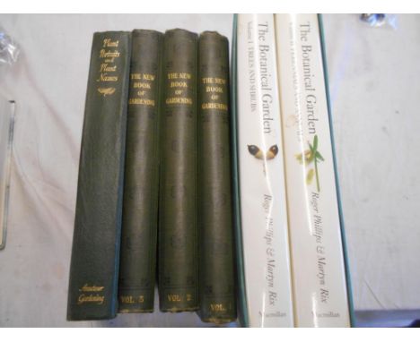 PHILLIPS, R.   The Botanical Garden  2 vols. 2002, 4to orig. cl. d/ws s/case, plus  BRETT, W.  The New Book of Gardening  3 v