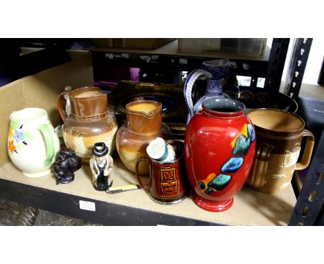 China, glass and bric-a-brac to include Doulton, Poole and other items