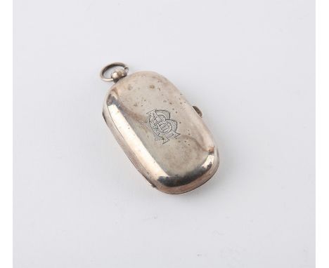 William Hair Haseler silver full and half sovereign case, Birmingham 1906