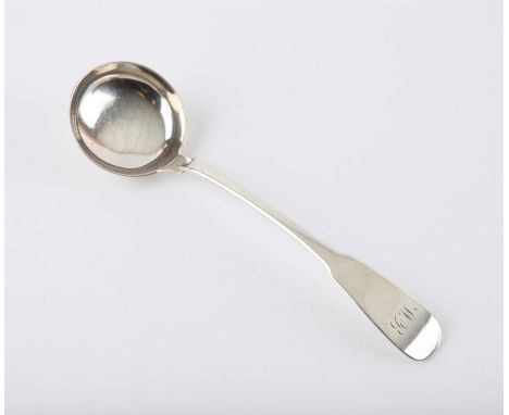 Georgian Scottish silver toddy ladle by James Hewitt, Edinburgh 1821