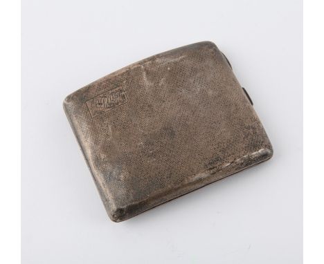 Silver curved back engine turned case by William Neale Ltd, Birmingham 1939, 100 grams