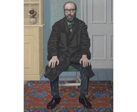 Edward McGuire RHA (1932-1986) Pearse Hutchinson  Oil on canvas, 132 x 107cm (52 x 42") Signed and dated 1970  Provenance: Co