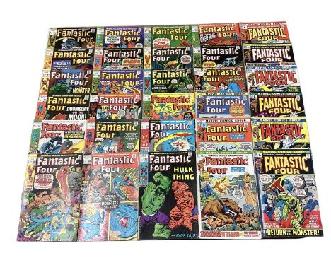 Marvel Comics Fantastic Four 1970's (English price variants). To include #94 - first apperance of Agatha Harkness, first appe