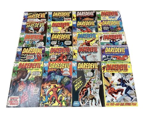 Marvel Comics Daredevil 1970 - 1978 (English price variants). To include #61, #78 - first apperance of Man-Bull, #88, #90, #1