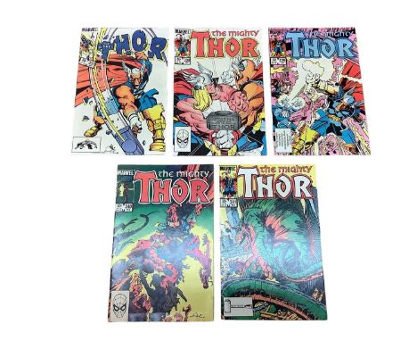 Marvel Comics The Mighty Thor #337-341 (1983/84) (American Price Variant) First and second appearance Beta Ray Bill, first ap