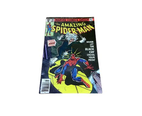 Marvel Comics, The Amazing Spider-Man #194 (1979) first appearance of Black Cat. Priced 40 cents. (1)