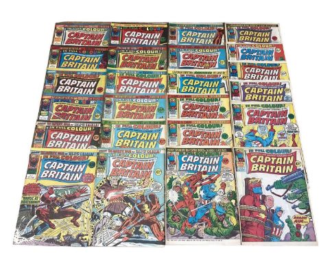 Marvel Comics Captain Britain #1-39 (1976-1977) (No Free Gifts) Includes Origin and First appearance of Captain Britain and t