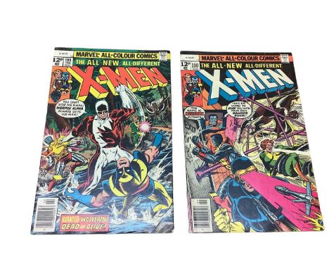 Marvel Comics X-Men #109 &amp; 110 (1978) (UK Price Variant) - First appearance of Vindicator (aka Guardian, called Weapon Al
