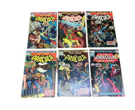 Marvel Comics The Tomb Of Dracula #9 #12 #13 #18 #25 #61 (1973/78) (UK Price Variant) Second appearance of Blade in issue #12