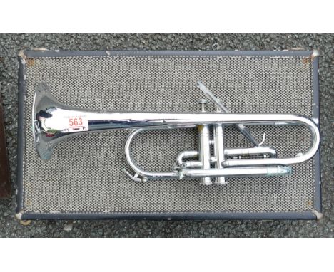 Vintage Brass Band / Boys Brigade Instrument, unused for years &amp; probably more of a decorators piece, length 45cm 