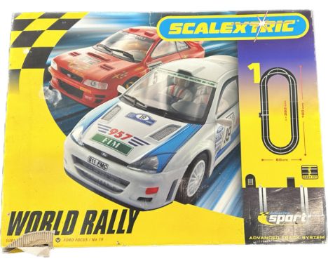 Vintage Scalextric World Valley in original box 