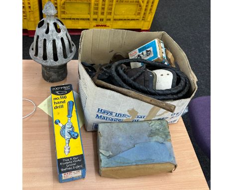 Selection of assorted tools, drill bits etc 