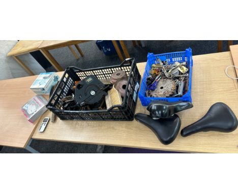 Large selection of tools to include black and decker, stanley wood planes, bike seats, grinders etc 