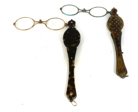 2 Pairs of vintage lorgnettes 