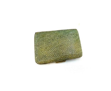 Vintage ladies shagreen cigarette case 