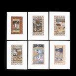 India, six miniatures, 20th century;