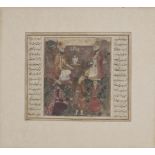 Persian miniature, 16th-17th century,