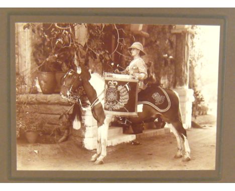British Cavalry:- A group of 12 photos, one small photo, 1 coloured postcard, 1 P/P postcard and 41 R/P postcards, principall