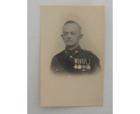 The British Army of  World War I (PART 1):- A large group of 229 R/P postcards (one cut down), principally WWI portraits and 