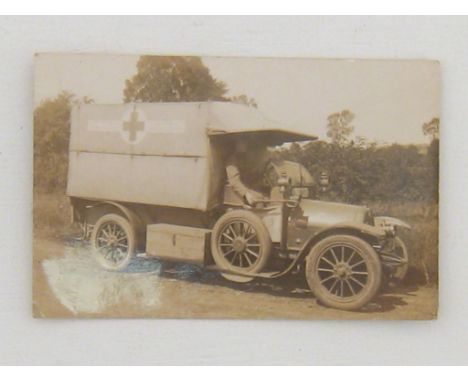 Army Medical Corps/RAMC and Army Service Corps/RASC:-  A group of 100 R/P postcards,  pre 1914 and WWI and a postcard-sized p