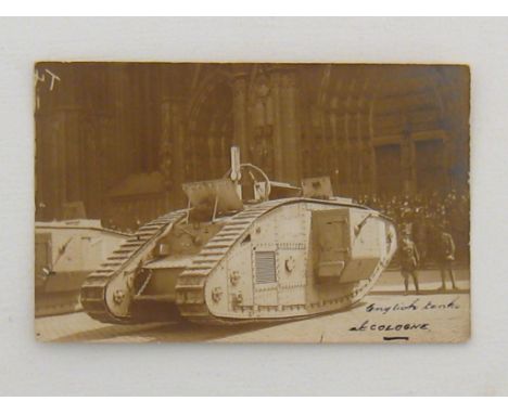Machine Gun Corps & Tank Corps:-  A group of R/P postcards, all WWI era except 2 of Royal Tank Corps from inter-war years, al