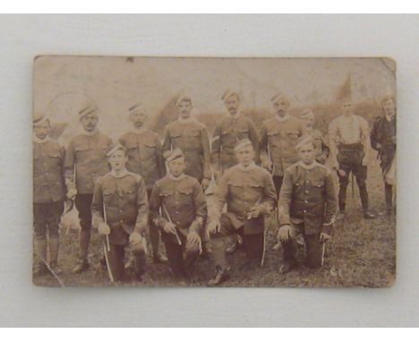 The Imperial Yeomanry & the Yeomanry Territorial Force:- A good and large group of 195 R/P and 2 P/P postcards covering WWI e
