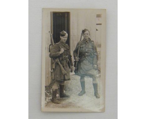 The London Regiment (Territorial Force):- A group of 95 R/P and 1 P/P postcards, mostly of WWI era, a couple pre-1914 and inc