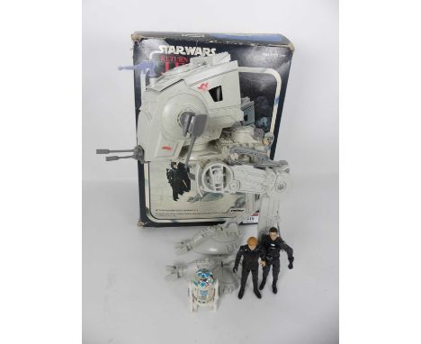 A Palitoy Star Wars, Scout Walker vehicle; together with action figures, Luke Skywalker and R2D2, in original box of issue